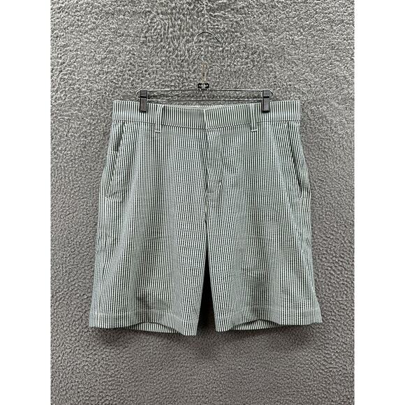 Nike Tour Chino Golf Shorts Mens 32 8" Striped Gray FQ2091-361